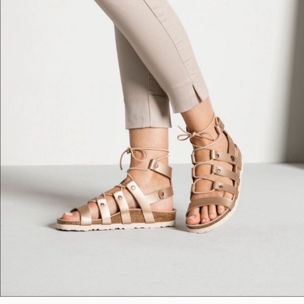 NEW- Papillio Birkenstock Cleo Gladiator Sandal